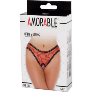 Amorable by Rimba – Open String – One Size – Rood