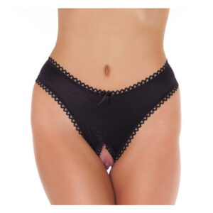 Amorable by Rimba – Open String – One Size – Zwart