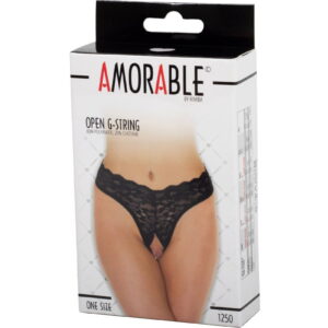 Amorable by Rimba – Open String – One Size – Zwart