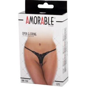 Amorable by Rimba – Open String – One Size – Zwart