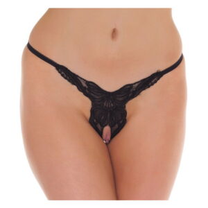 Amorable by Rimba – Open String – One Size – Zwart