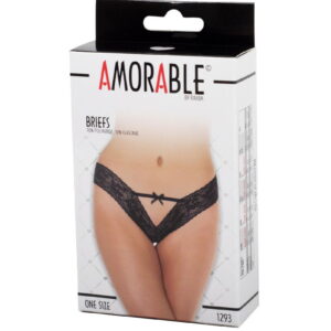 Amorable by Rimba – Slip – One Size – Zwart