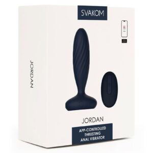 SVAKOM – Jordan – Anaal Vibrator App Controlled – Marine Blauw