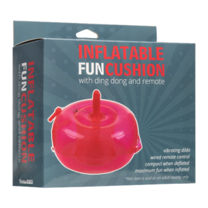 Inflatable Fun Cushion – met Ding Dong en afstandsbediening – Roze