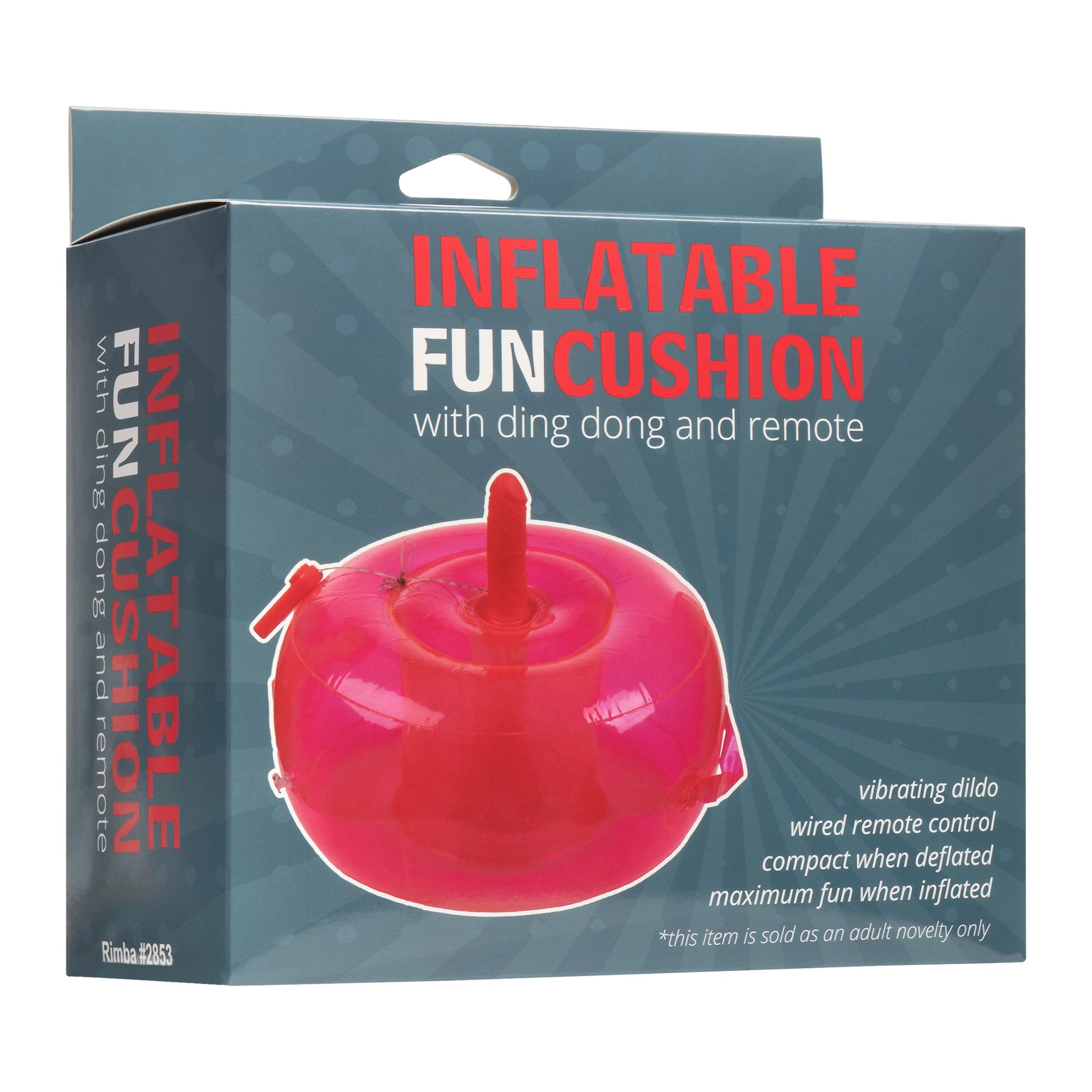 Inflatable Fun Cushion - met Ding Dong en afstandsbediening - Roze - Afbeelding 2