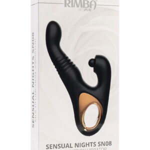 Rimba Toys – Sensual Nights SN08 – Multifunction Vibrator – Zwart