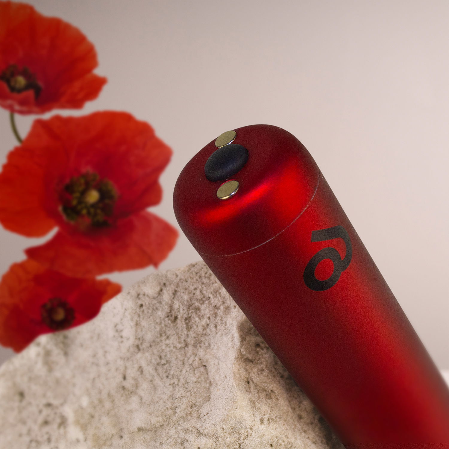 Rocks-Off - Oplaadbare Bulletvibrator - Klaproosrood - Afbeelding 8