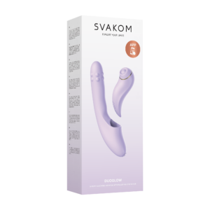 SVAKOM DuoGlow – Thrusting kralenvibrator met pulserende stimulator – Lila