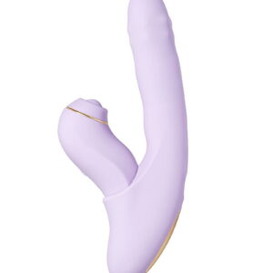 SVAKOM DuoGlow – Thrusting kralenvibrator met pulserende stimulator – Lila