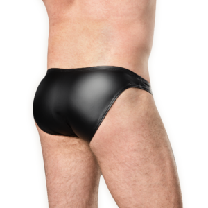 Amorable by Rimba – Wetlook Slip – One Size – Zwart