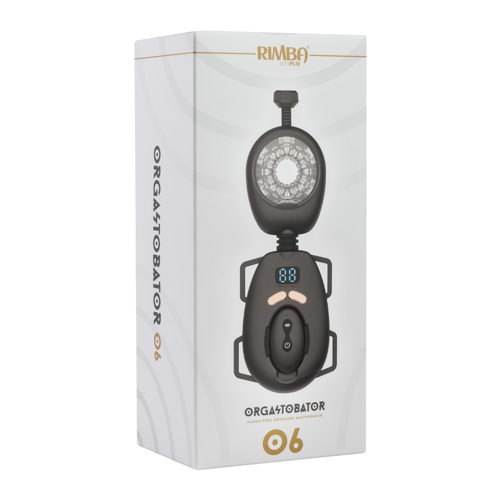 Rimba Toys - Orgastobator 06 - met swingfunctie - Zwart - Afbeelding 9