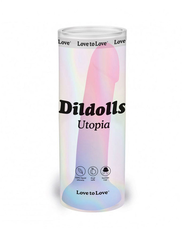 Love to Love - Utopia - Dildolls - Maat S - Roze/Violet/Blauw - Afbeelding 2