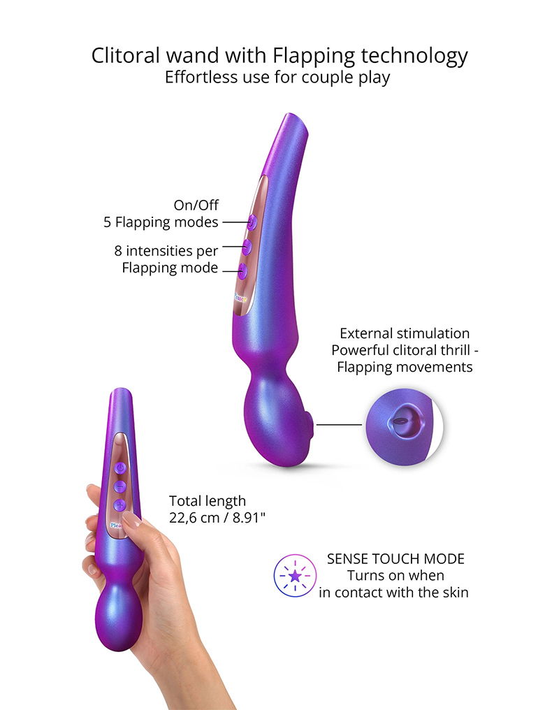 Love to Love - Pleaser - Wandvibrator - Iridescent Night - Afbeelding 2