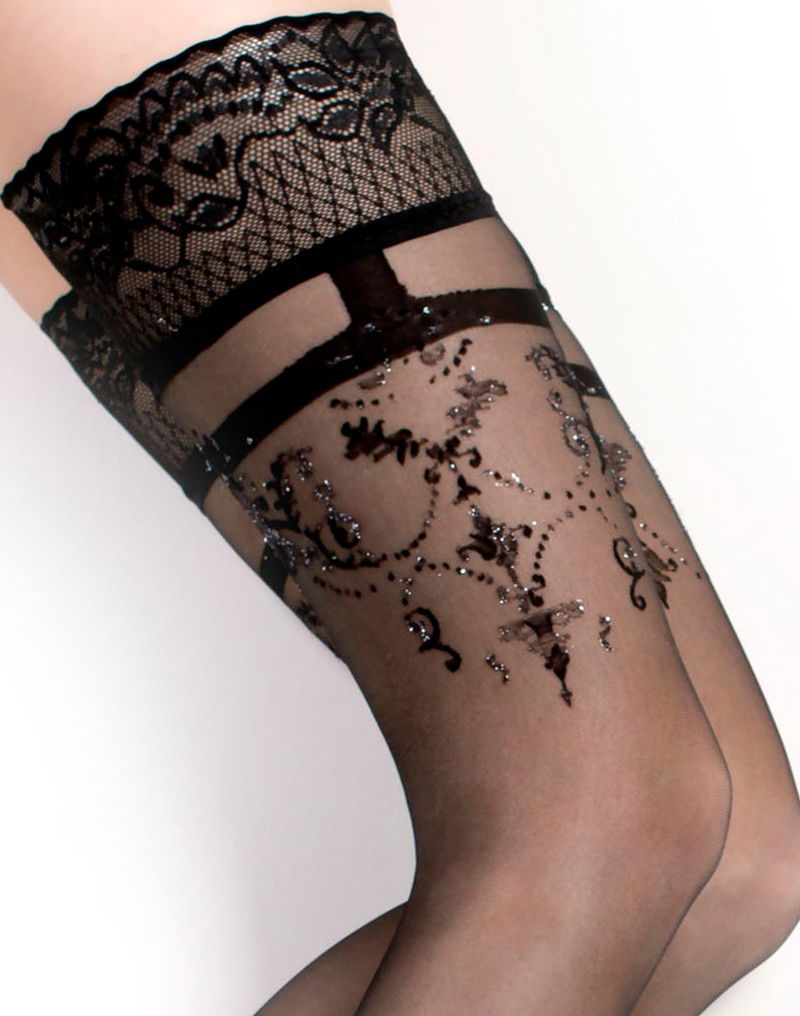 Ballerina - Fantasy Hold-Up - Kousen (30 denier) - Zwart - Afbeelding 2