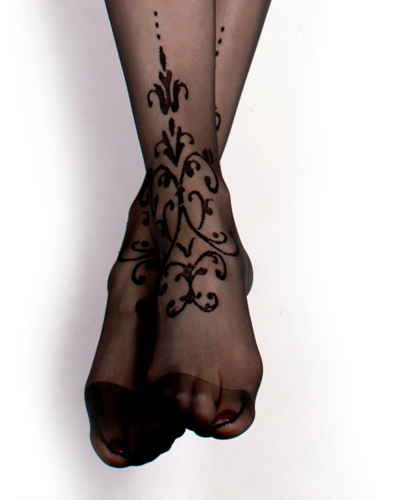 Ballerina - Fantasy Hold Ups - Kousen (20 denier) - Zwart - Afbeelding 6