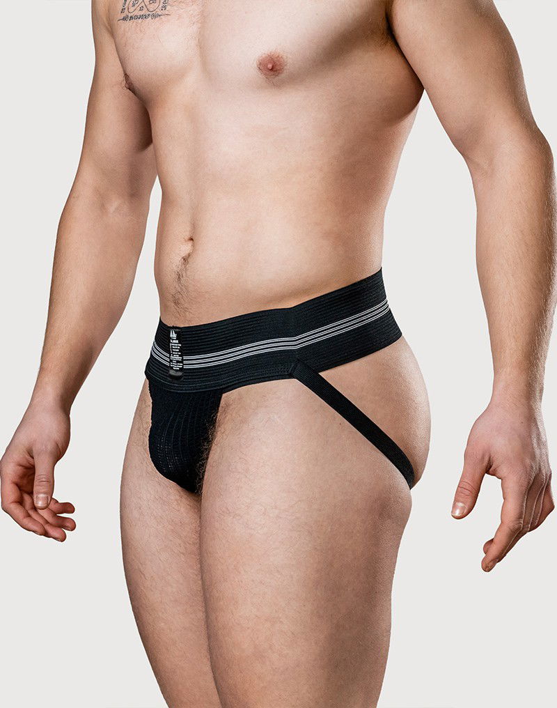 MM - Jockstrap - Zwart (7.5 cm / 3 inch) - Afbeelding 4