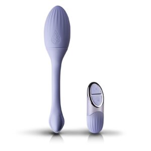 NIYA – NIYA 1 – Vibrerende Kegel Massager met Afstandsbediening – Lichtblauw