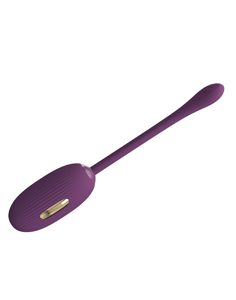 Pretty Love - Doreen - Draagbare Electric Shock Vibrator met Appbediening - Paars - Afbeelding 3