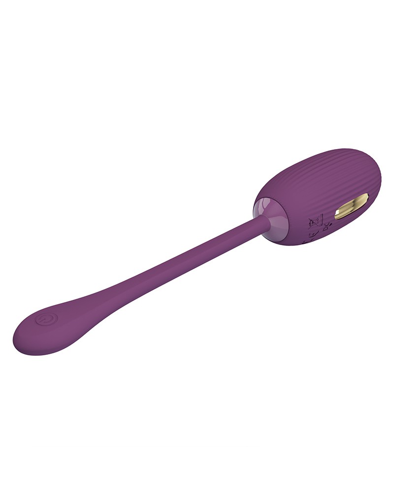Pretty Love - Doreen - Draagbare Electric Shock Vibrator met Appbediening - Paars - Afbeelding 4