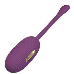 Pretty Love – Doreen – Draagbare Electric Shock Vibrator met Appbediening – Paars