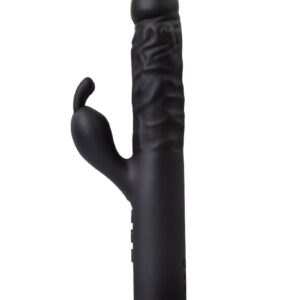 Rimba Toys – Sensual Nights SN06 – Realistische Rabbit Vibrator – Zwart