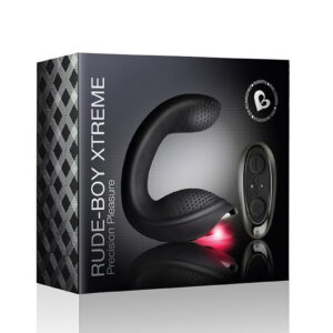 Rocks-Off – Rude-Boy Xtreme – Prostaat Massager met Afstandsbediening – Zwart