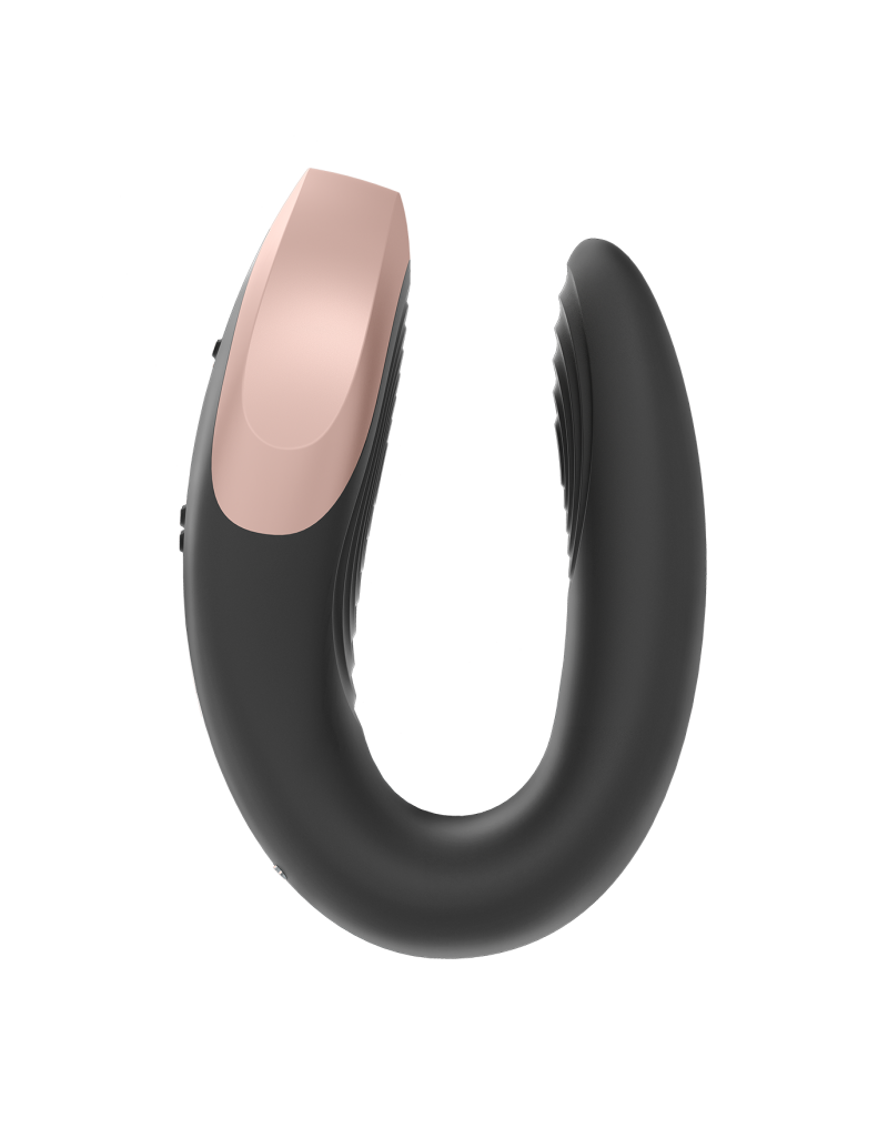 Satisfyer - Double Love - Luxe Partner Vibrator - Zwart - Afbeelding 4