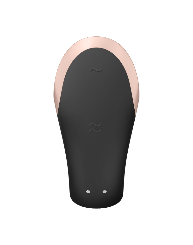 Satisfyer - Double Love - Luxe Partner Vibrator - Zwart - Afbeelding 5
