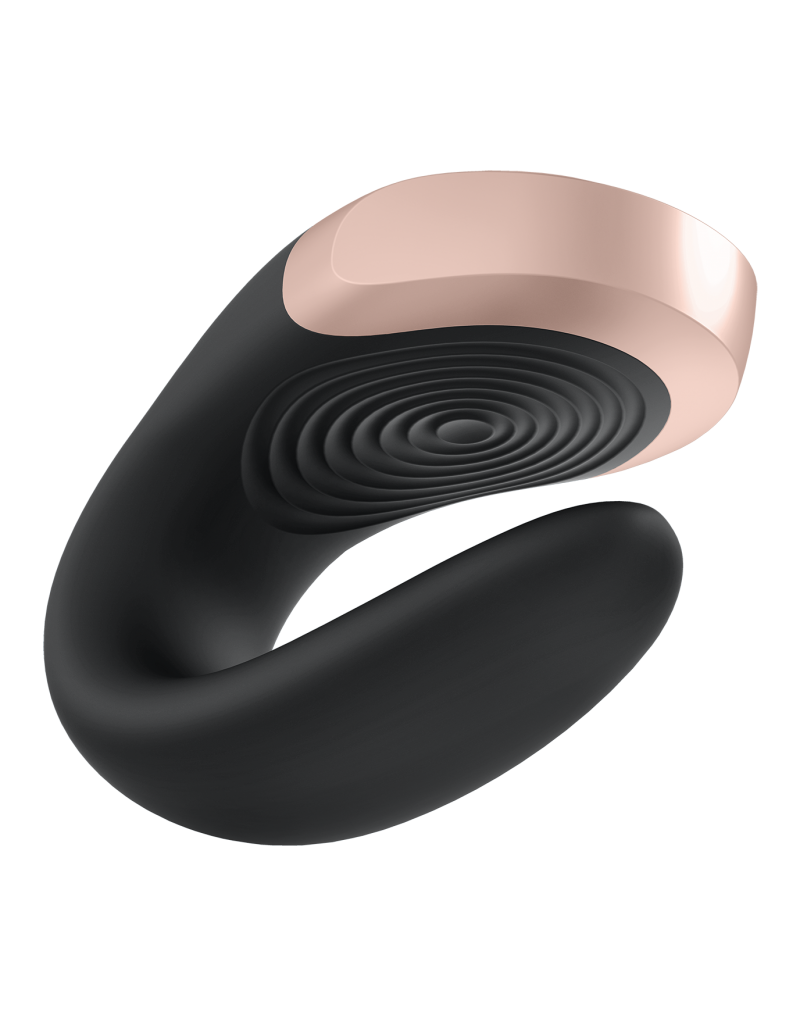 Satisfyer - Double Love - Luxe Partner Vibrator - Zwart - Afbeelding 7