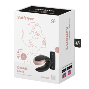 Satisfyer – Double Love – Luxe Partner Vibrator – Zwart