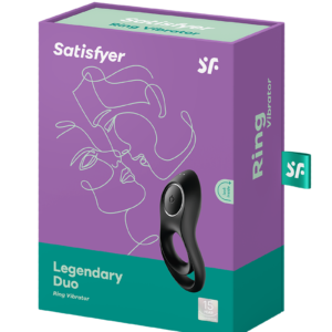 Satisfyer – Legendary Duo – Cockring Vibrator – Zwart