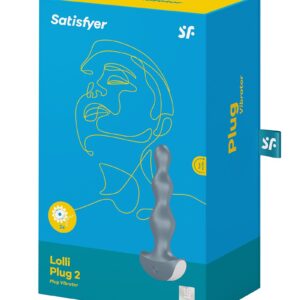 Satisfyer – Lolli Plug 2 – Vibrerende Anale Plug – Grijs