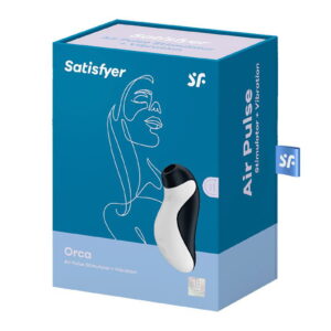 Satisfyer – Orca – Luchtdruk Vibrator – Zwart & Wit