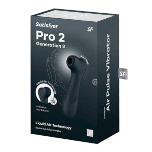 Satisfyer – Pro 2 Generation 3 – Luchtdruk Vibrator – Zwart