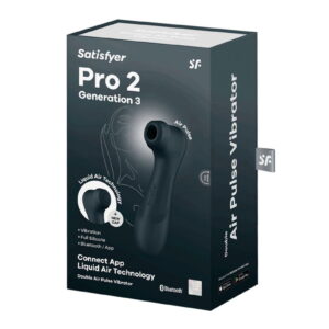 Satisfyer – Pro 2 Generation 3 – Luchtdruk Vibrator (met App Control) – Zwart