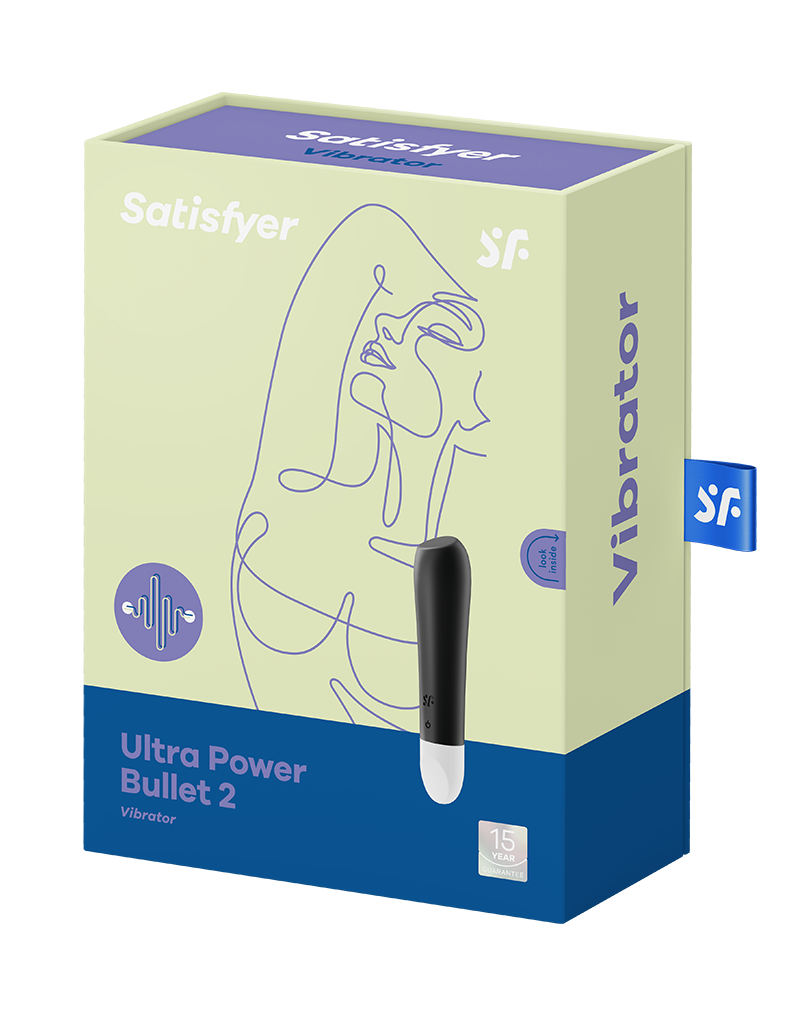 Satisfyer - Ultra Power Bullet 2 - Bullet Vibrator - Zwart - Afbeelding 2