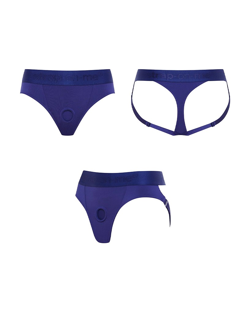 Strap-On-Me - Harness Heroine - Strap-On Harnas - Blauw - Afbeelding 6