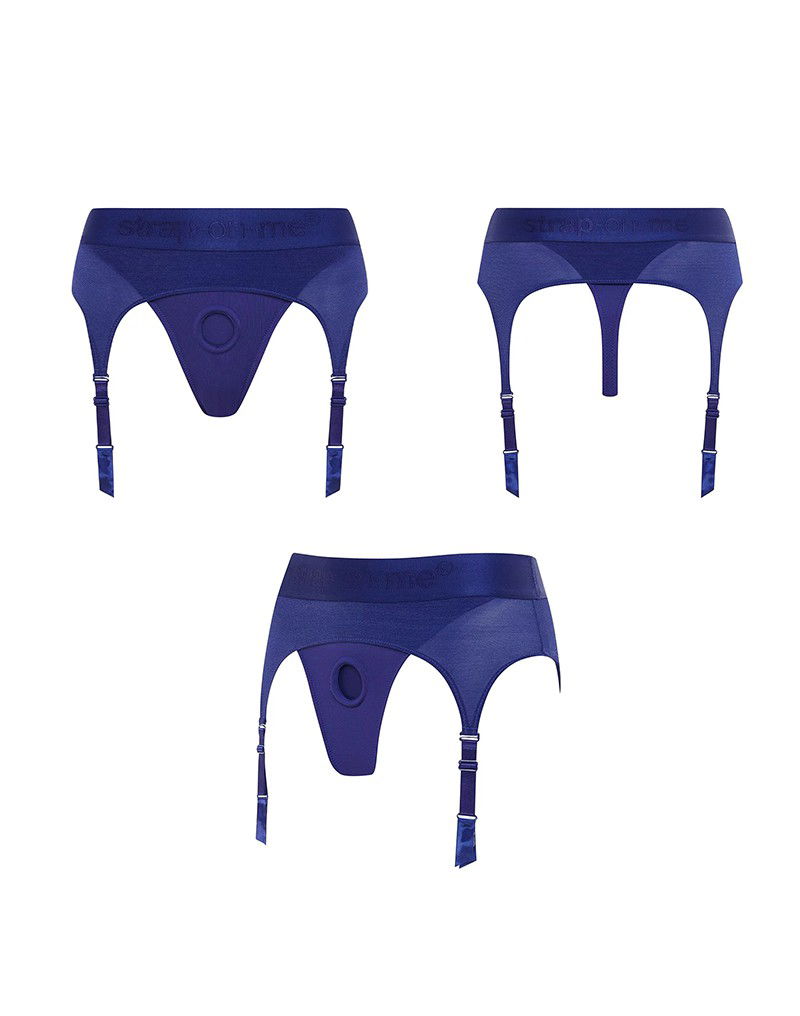 Strap-On-Me - Harness Rebel - Strap-On Harnas - Blauw - Afbeelding 6