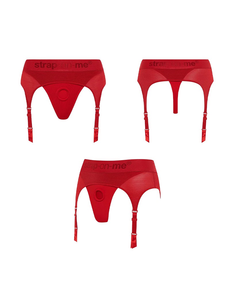 Strap-On-Me - Harness Rebel - Strap-On Harnas - Rood - Afbeelding 6
