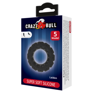Crazy Bull – Laiden – Cock Ring – Model 5 – Zwart