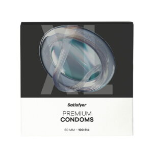 Satisfyer – Condooms – Maat 60 (XL) – 100 stuks