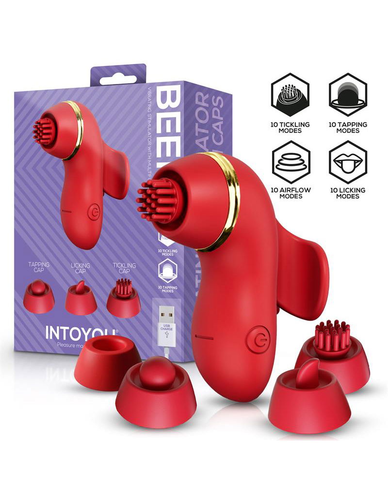 IY Beeny Multifunctionele vibrator Rood