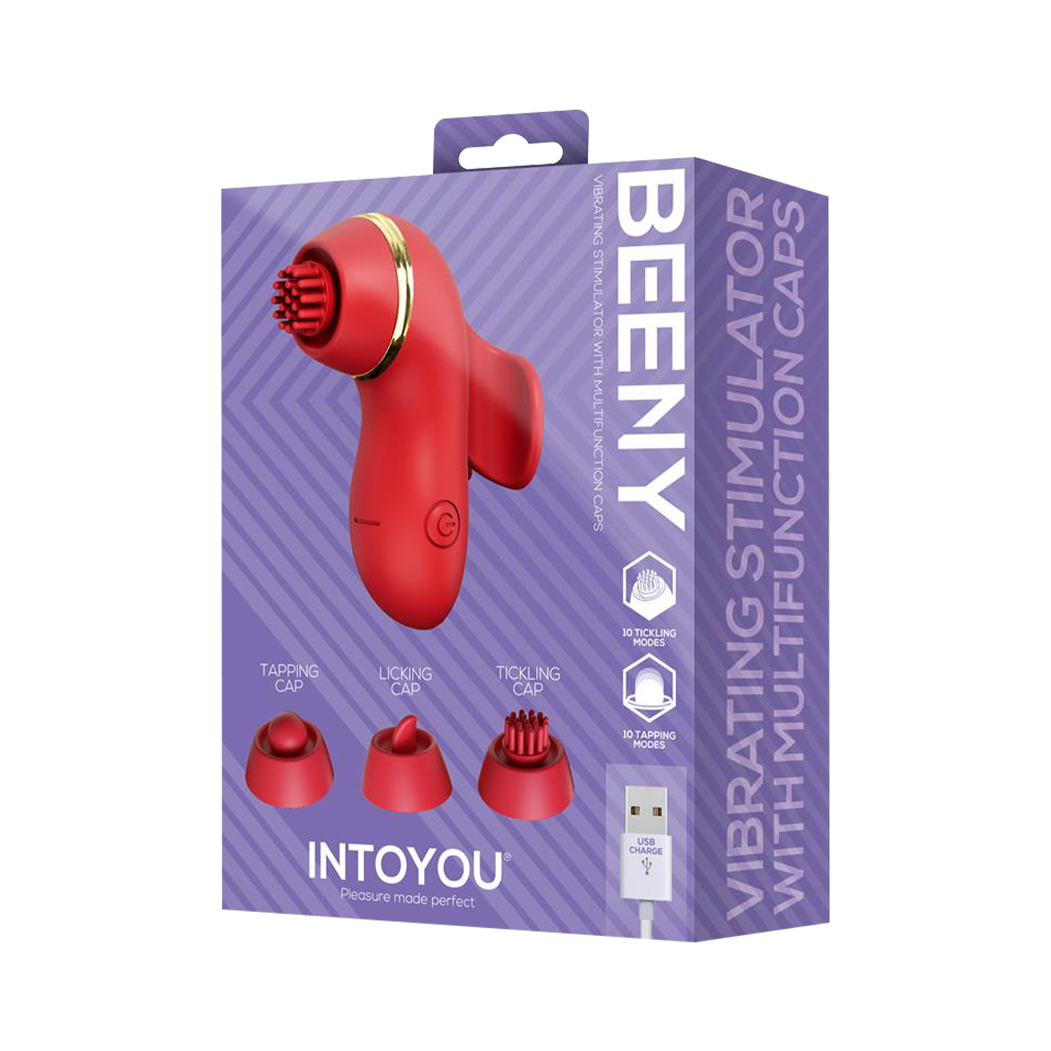 IY- Beeny - Multifunctionele vibrator - Rood - Afbeelding 8