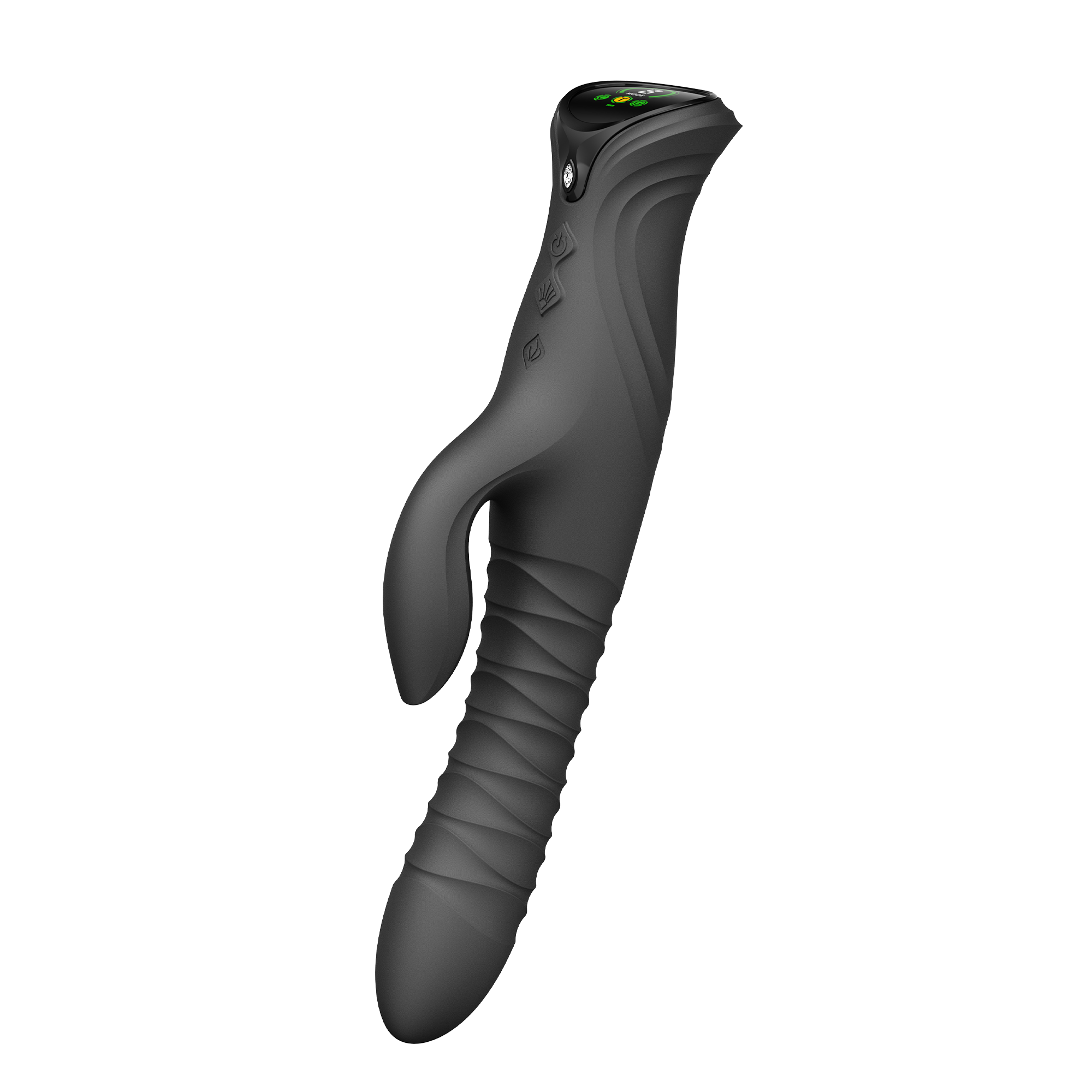 ZALO- Mose 2 - Rabbit Thrusting Vibrator - Zwart - Afbeelding 11