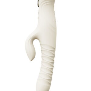 ZALO- Mose 2 – Rabbit Thrusting Vibrator – Ivoor Wit