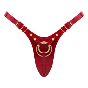 Strap-On-Me – Kunstleren Harnas Fabulous – One Size – Rood Glanzend