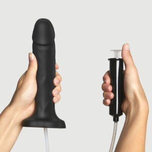 Strap-On-Me – Squirting Cum Dildo Realistic – Size XL – Black