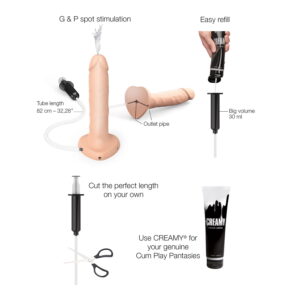 Strap-On-Me – Squirting Cum Dildo Realistic – Maat XL – Nude
