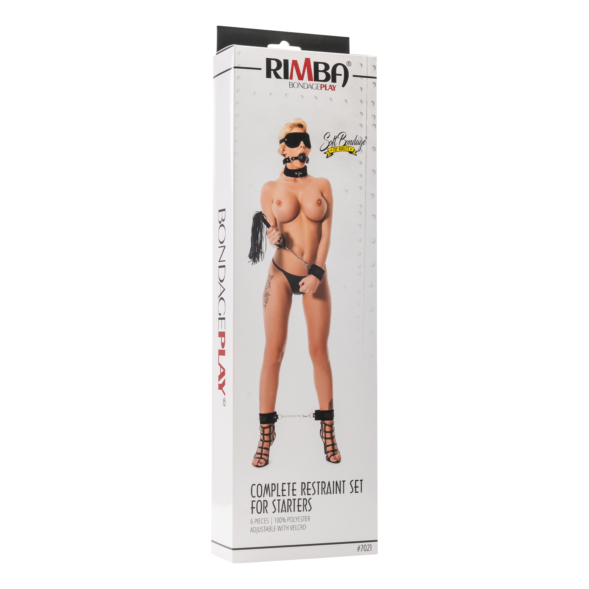 Rimba - Soft bondage starter set met klittenband Zwart - Afbeelding 12