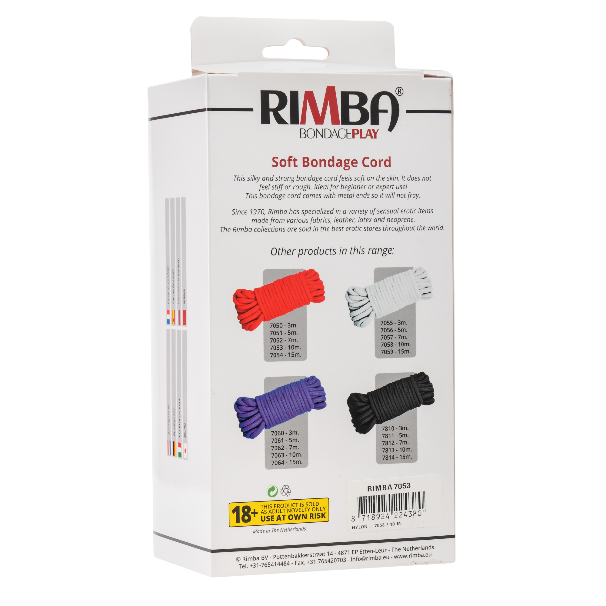 Rimba - Zacht Japans bondage touw, 10 m, 100% Nylon - Afbeelding 6